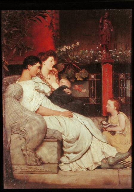 A Roman Family from Sir Lawrence Alma-Tadema