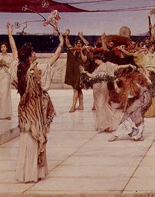 Consecration to the Bacchuspriesterin (part) from Sir Lawrence Alma-Tadema