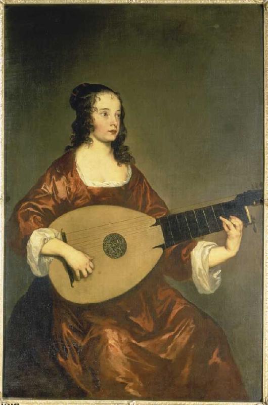 The lute player from Sir Peter Lely