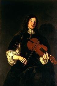 A violin player