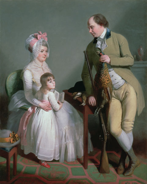 Mr and Mrs Custance of Norwich and their Daughter Frances from Sir William Beechey