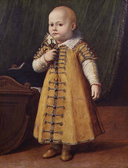 Portrait of a child (panel) from Sofonisba Anguisciola