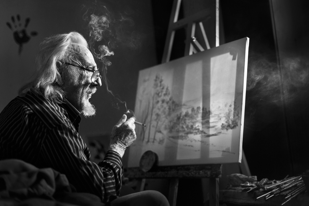 The Old Painter from Sorin Onisor
