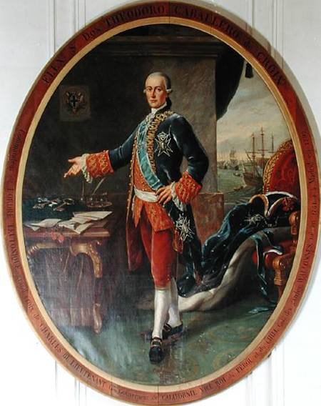 Portrait of Caballero Teodoro de Croix (1730-92) Viceroy of Peru and Chile from Spanish School