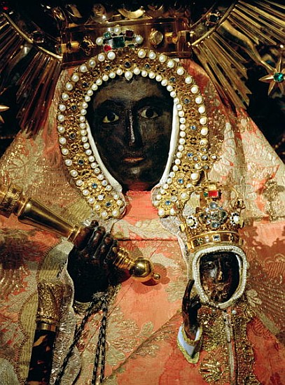 The Guadalupe Madonna (detail of 186934) from Spanish School