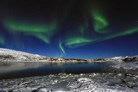 Northern light at Scarsfjord