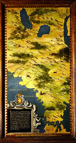Map of the Strait of Magellan from Stefano Bonsignori
