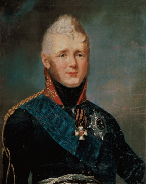 Portrait of Emperor Alexander I (1777-1825) from Stepan Semenovich Shchukin