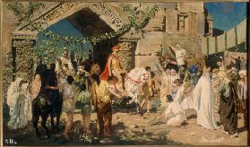 Alexander der Große vor den Toren von Jerusalem