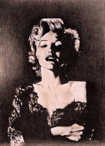 Marilyn Monroe in evening dress