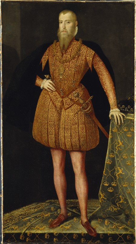 Portrait of the King Eric XIV of Sweden (1533-1577) from Steven van der Meulen