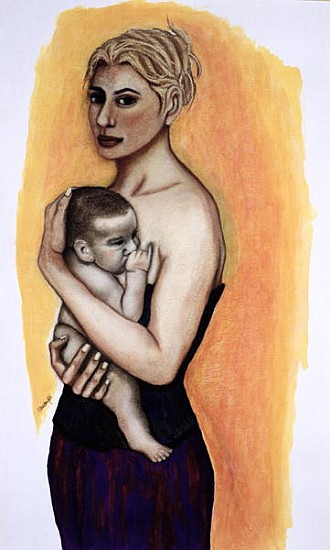 Her Son (pastel and ink on paper)  from Stevie  Taylor