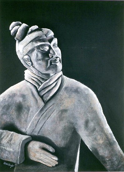 Terracotta Warrior, 2000 (pastel on paper)  from Stevie  Taylor