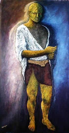 Gabriel appearing like a Man, 2006-07 (oil on canvas) 