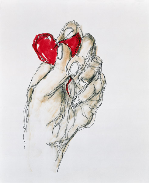 ''You Gave Me Your Heart'', 1996 (ink on paper)  from Stevie  Taylor