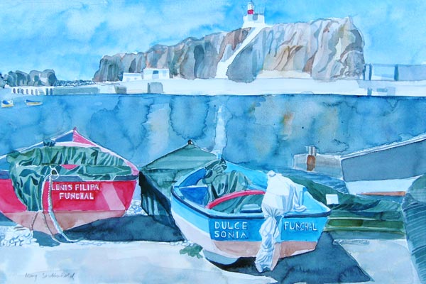 Boats in Madeira from Mary Stubberfield