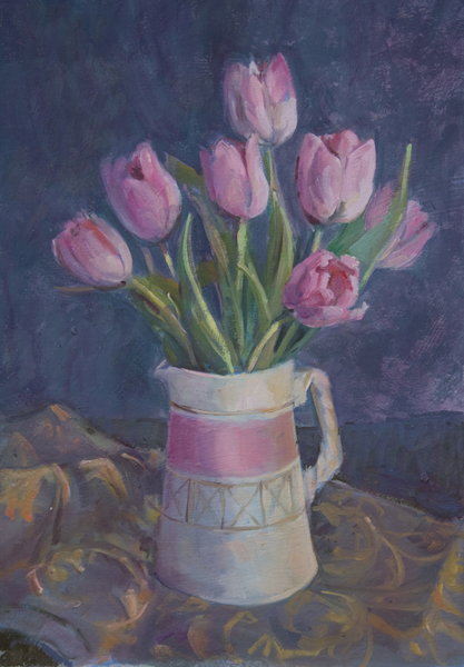 Pink tulips from Sue Wales