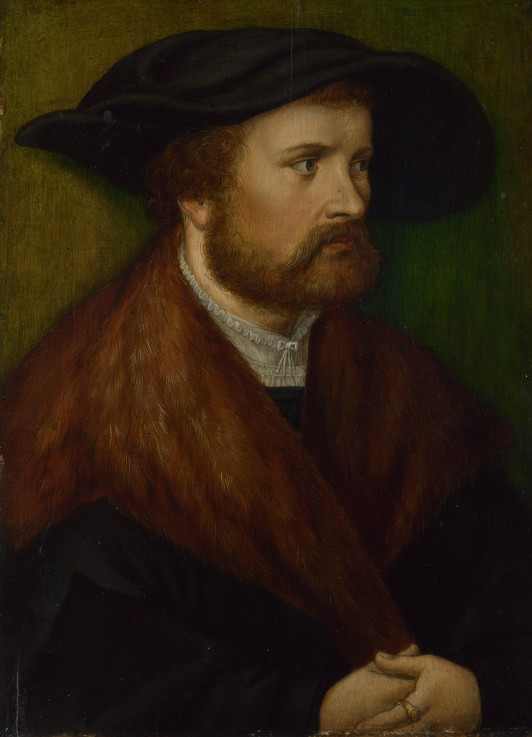 Portrait of a man from Süddeutscher Meister