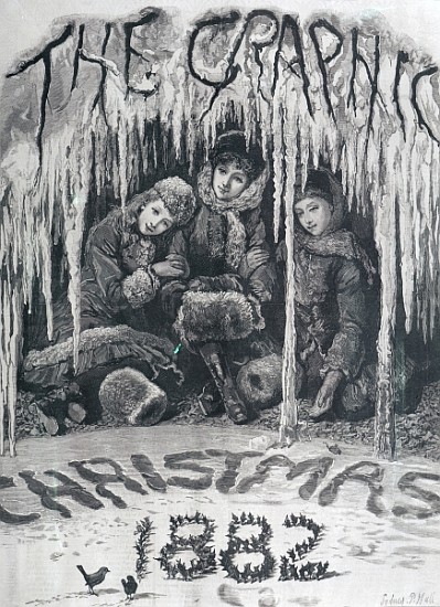 Front cover of ''The Graphic'', Christmas 1882 from Sydney Prior Hall