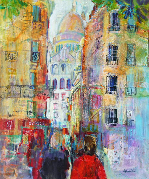 An Evening Walk to Sacre Coeur from Sylvia  Paul
