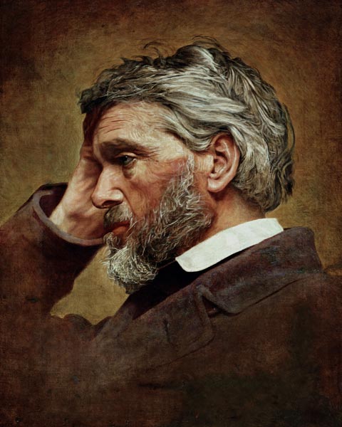 Portrait of Thomas Carlyle (1795-1881) from T. Henderson