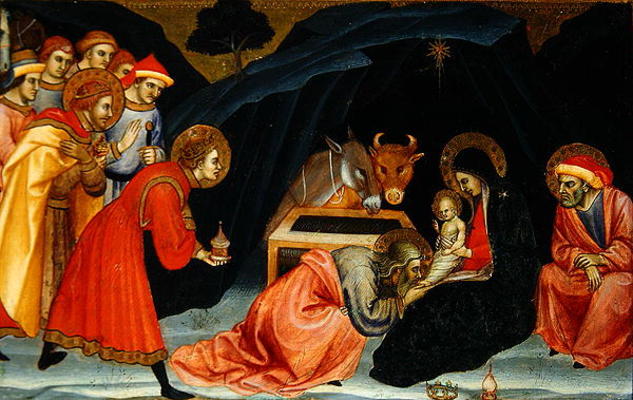 The Adoration of the Magi, c.1499 (oil on wood) from Taddeo  di Bartolo