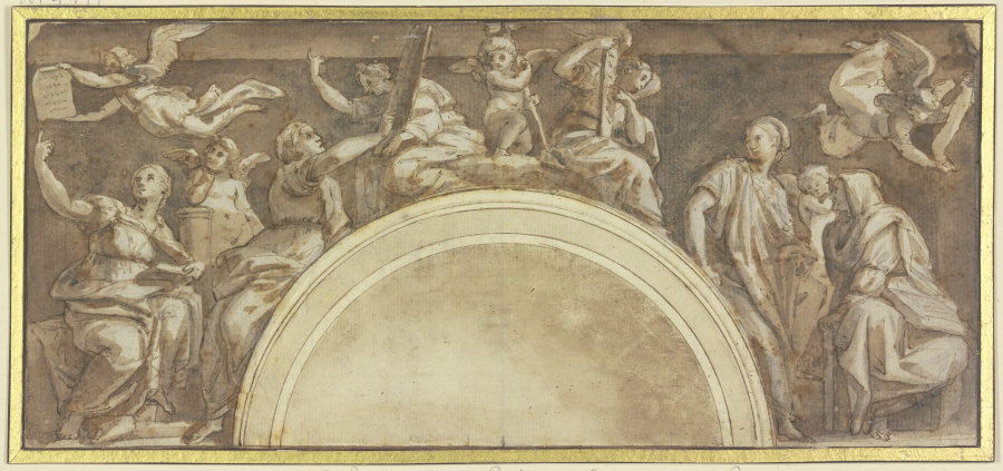 Kopie der Sibyllen des Raffael in S. Maria della Pace in Rom from Taddeo Zuccari