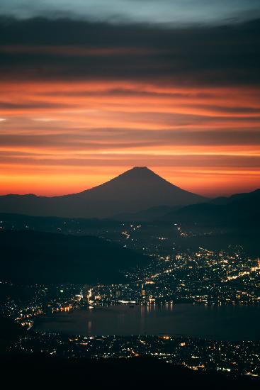 Mt. Fuji -  solemn and mysterious