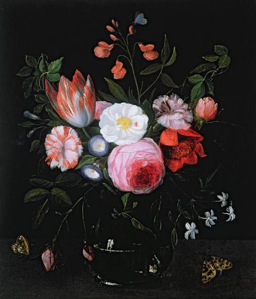 Spring Flowers in a glass vase from the Elder Kessel