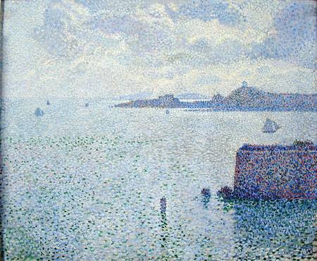 Sailing Boats in an Estuary from Theo van Rysselberghe