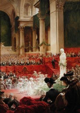 The Ceremony at the Pantheon to Celebrate the Centenary of the Birth of Victor Hugo (1802-85) 26th F