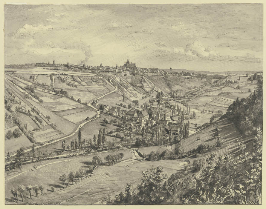 Blick auf Rothenburg ob der Tauber from Theodor Alt