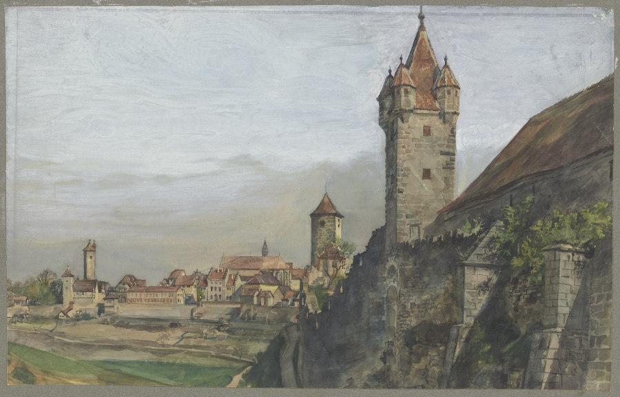 Teilansicht von Rothenburg ob der Tauber from Theodor Alt
