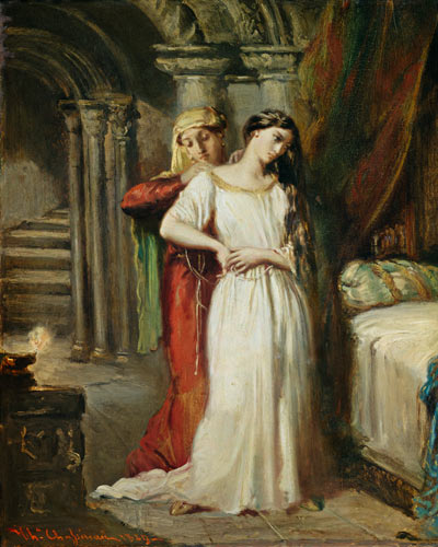 The evening toilet of the Desdemona. from Théodore Chassériau