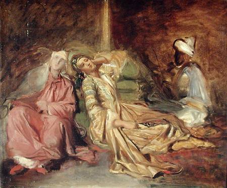 Study for the Interior of a Harem from Théodore Chassériau