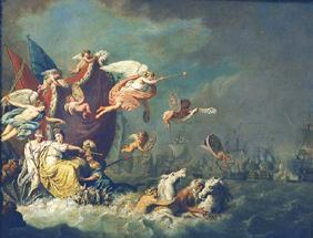 Allegorie auf den Sieg von Chesmen 1770