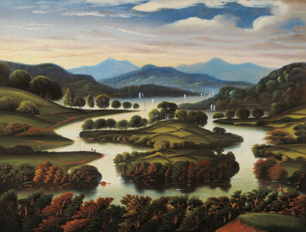 Landscape (possibly New York State) from Thomas Chambers