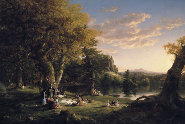 The Pic-Nic from Thomas Cole
