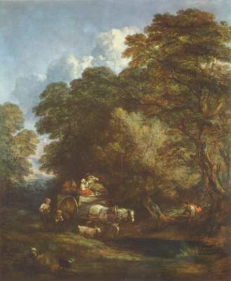 The market cart from Thomas Gainsborough