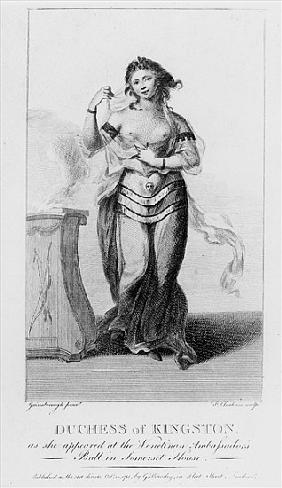 Elizabeth Chudleigh (1720-88) Duchess of Kingston as She Appeared at the Venetian Ambassador''s Ball