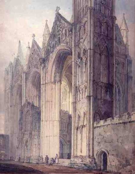 Peterborough Cathedral from Thomas Girtin