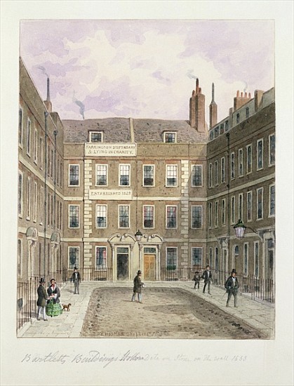 Bartlett''s Buildings, Holborn from Thomas Hosmer Shepherd