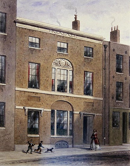 Plumbers Hall in Great Bush Lane, Cannon Street from Thomas Hosmer Shepherd