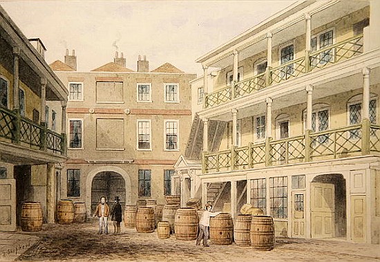 The Bell Inn, Aldersgate Street from Thomas Hosmer Shepherd