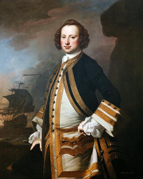 Sir George Pocock (1706-92) 1760 (oil on canvas)