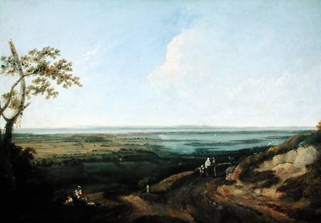 View of Portsmouth from Portsdown Hill from Thomas Jones
