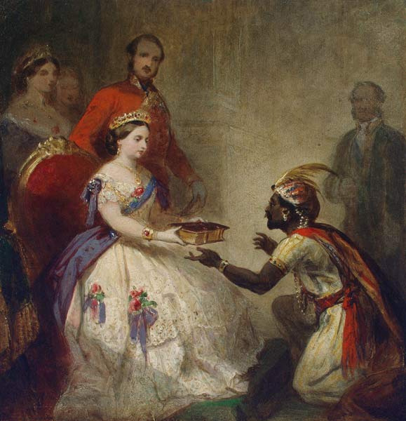Queen Victoria Giving the Bible to an African Chief from Thomas Jones Barker