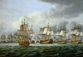 The battle of cape piece of Vincent (1797) or at the dogger bank (1781)