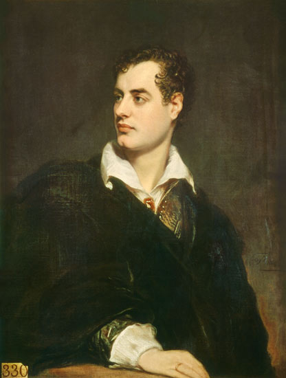 Portrait of Lord Byron (1788-1824) from Thomas Phillips