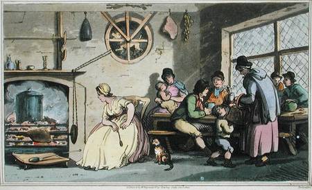 Inside of a Kitchen at Newcastle from Thomas Rowlandson